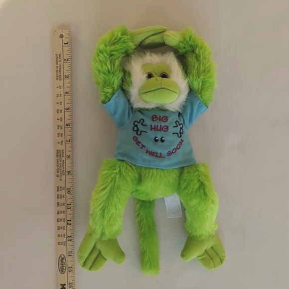 Fiesta Plush Get Well Soon Hanging Monkey Green - Picture 11 of 14